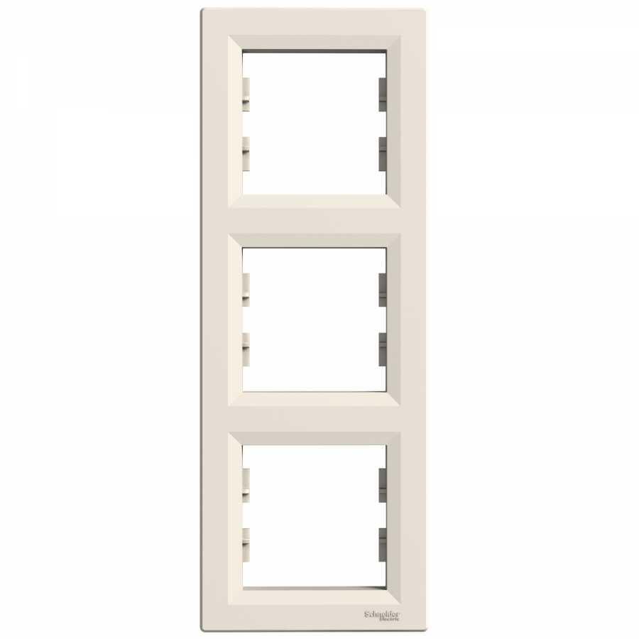 asfora-krem-dikey-uclu-cerceve-schneider-electric-5061-71-B