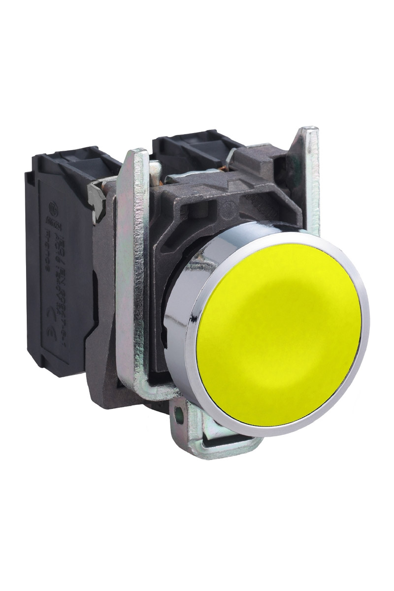 schneider-xb4-ba51-sari-yayli-buton-413117-28-B